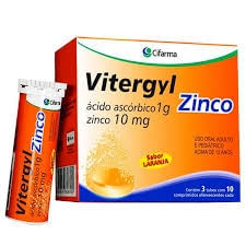 Vitergyl Zinco 1g Com 30 Comprimidos Efervescentes