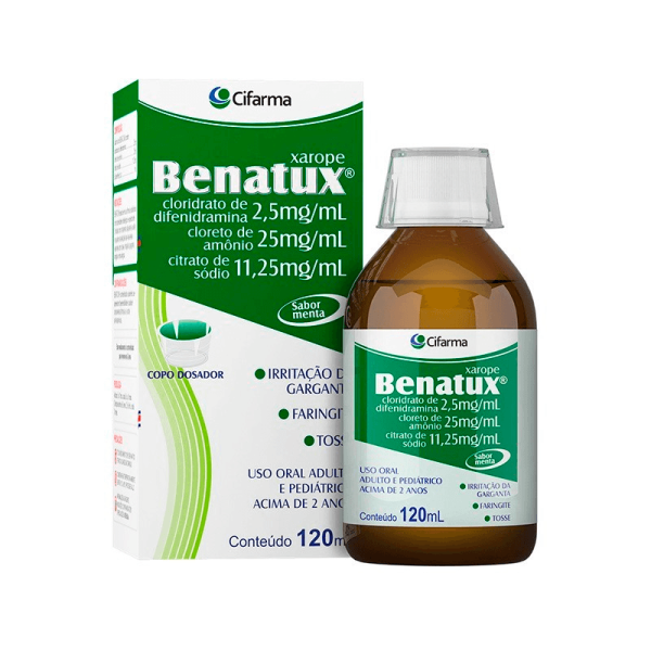Encontraproduto.com.br - Xarope Benatux 120ml Cifarma