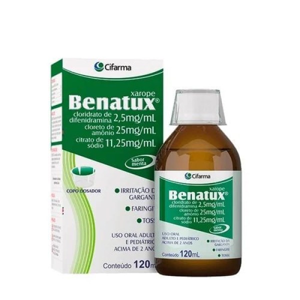 Encontraproduto.com.br - Xarope Benatux 120ml Cifarma