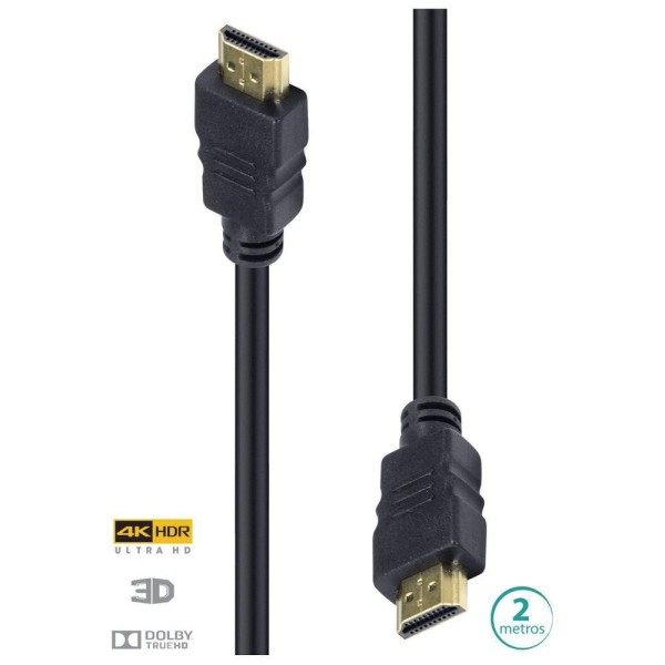 Encontraproduto.com.br - Cabo Hdmi 2.0 4K Ultra Hd 3D Conexão Ethernet 2 Metros - H20