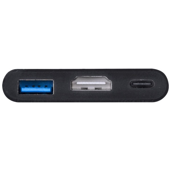 Encontraproduto.com.br - Adaptador HUB USB Tipo C X USB Tipo C, HDMI 4K, USB 3.0, 5GBPS 20CM - HCHUC-20