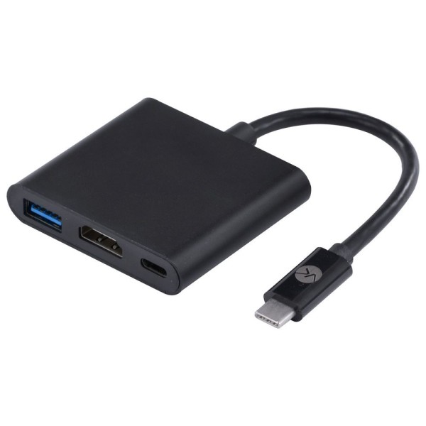 Encontraproduto.com.br - Adaptador HUB USB Tipo C X USB Tipo C, HDMI 4K, USB 3.0, 5GBPS 20CM - HCHUC-20