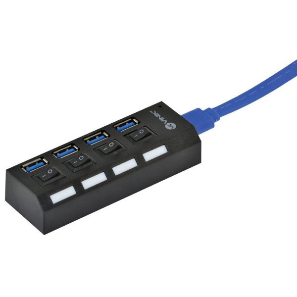 Encontraproduto.com.br - Hub Usb 3.0 4 Portas Com Interruptor Huv-50