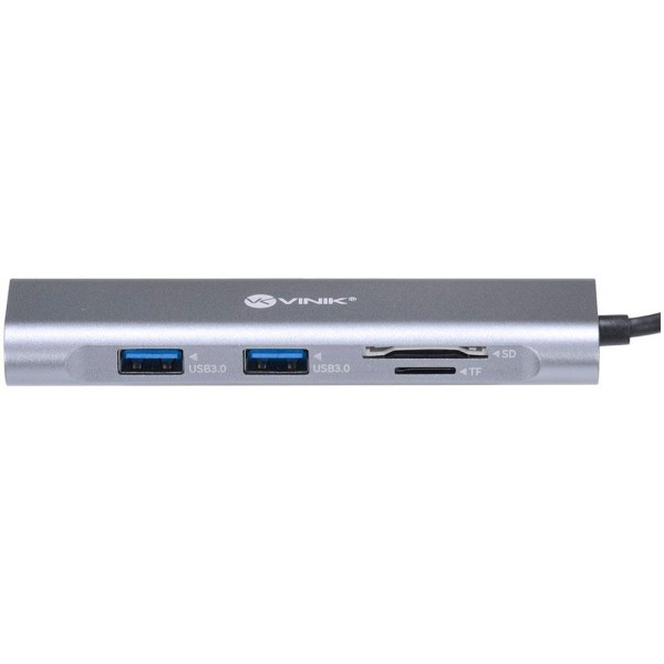 Encontraproduto.com.br - Hub USB Tipo C / TYPE C para 3 USB 3.0 + Leitor de Cartao HC-1