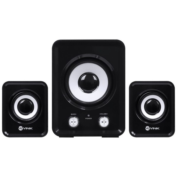 Encontraproduto.com.br - Caixa De Som 2.1 Standard Way 11W Subwoofer + 2 Caixas Satelite - Cxst11W
