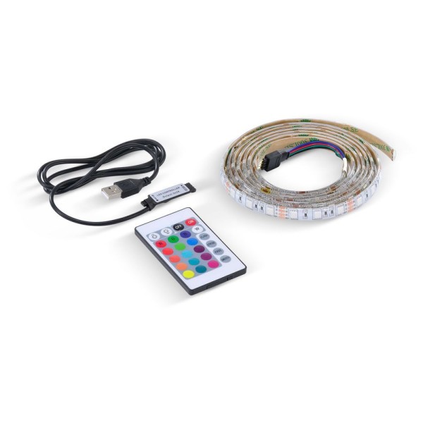 Encontraproduto.com.br - Fita de Led Vx Gaming Vinik Lru2 Rgb Com Controlador Conexao Usb 120 Pontos de Led 2 Metros 35659