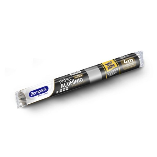 Encontraproduto.com.br - Papel Alumínio Premium Bompack 45cm x 4m