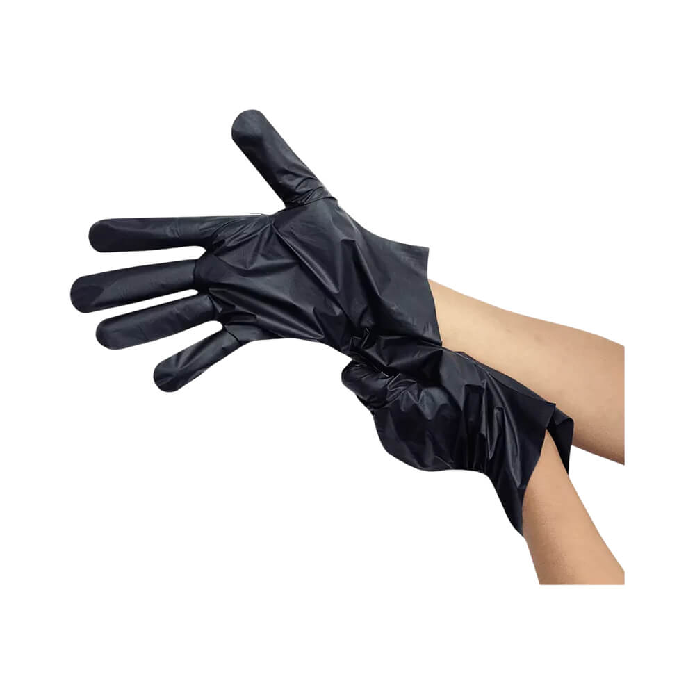 Encontraproduto.com.br - Luva Vinilflex G Sem Pó Preta Com 100 UN - BOMPACK