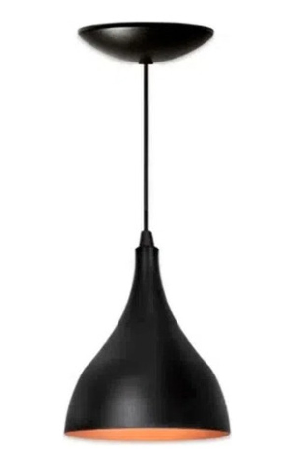 Pendente Essence Preto 18cm - AIROLUZ