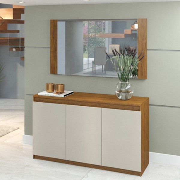 Encontraproduto.com.br - Balcão Buffet com Espelho 3 Portas Latino Viero