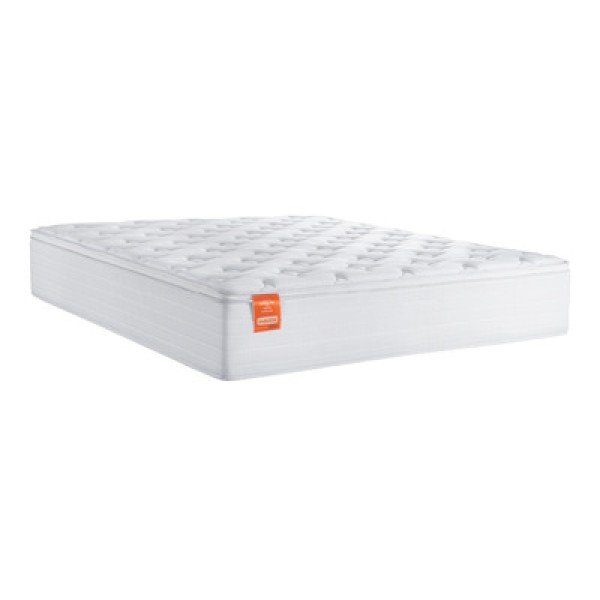 Colchão Casal King Molas Ensacadas Real Pillow Top 193x203x27cm Branco Inducol
