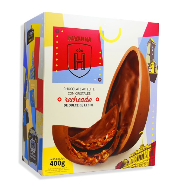 Ovo De Páscoa Havanna Chocolate ao Leite C/ Cristales 400g