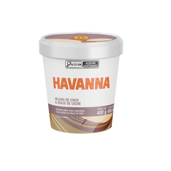 Encontraproduto.com.br - Sorvete Havanna Coco e Doce de Leite 490ml