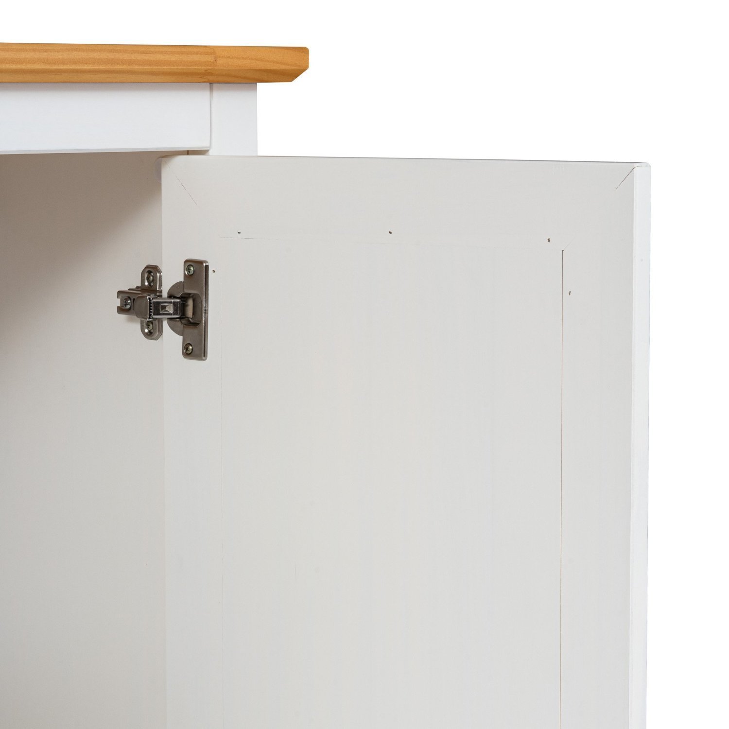 Encontraproduto.com.br - Guarda Roupa 2 Portas e 1 Gavetas em Madeira Maciça Branco Nest Branco/Carvalho