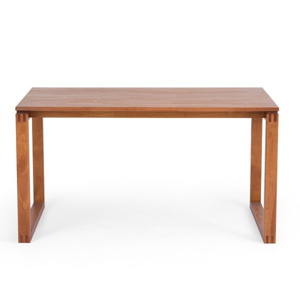 Encontraproduto.com.br - Mesa de Jantar Craft 160cm em Madeira Maciça - Garapa