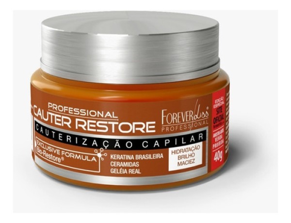 Mini Máscara Cauter Restore Forever Liss 40g