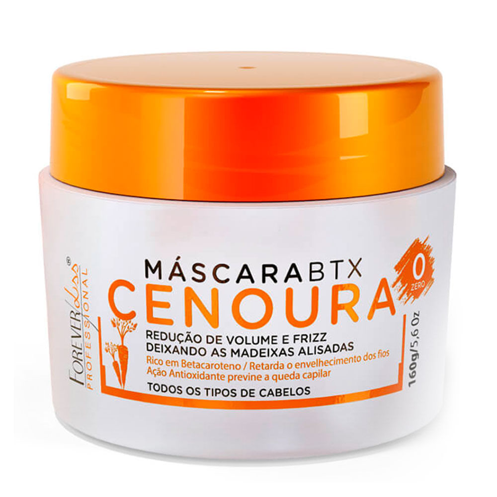 Forever Liss Btx de Cenoura Máscara Redutora de Volume