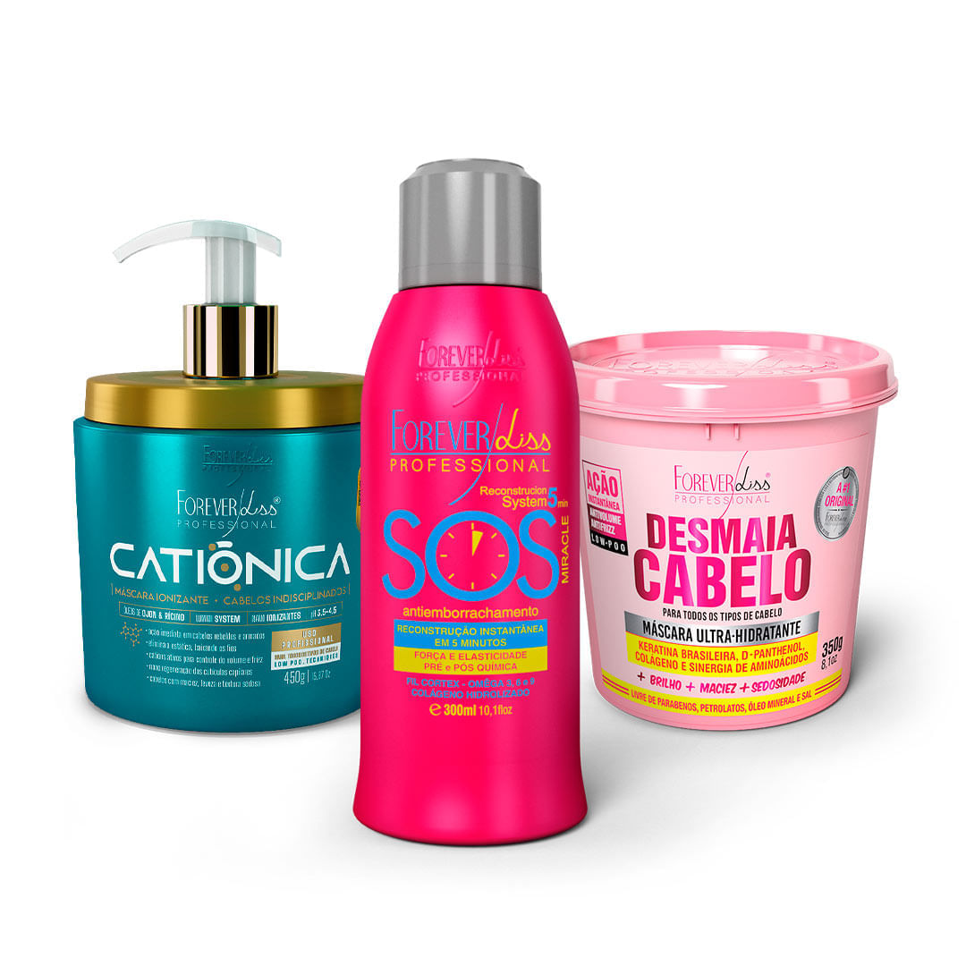 Encontraproduto.com.br - Cronograma Capilar para Cabelo Elástico Forever Liss
