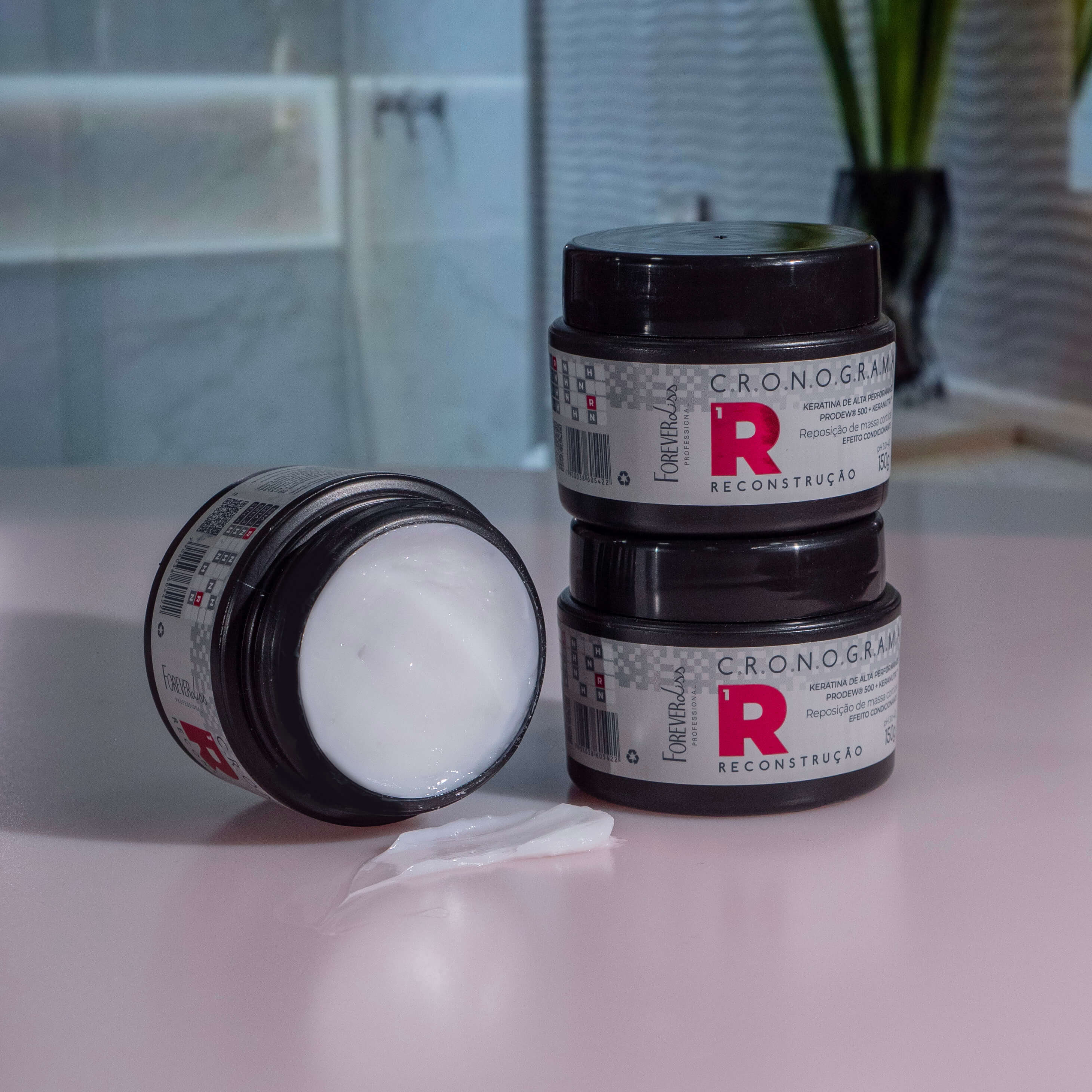 Encontraproduto.com.br - Máscara de Reconstrução Cronograma Capilar Forever Liss 150g