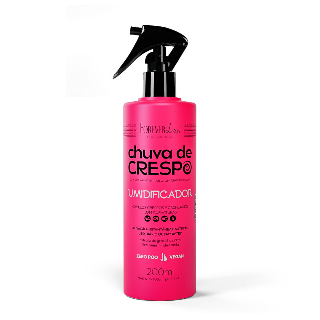 Encontraproduto.com.br - Umidificador Chuva de Crespo Forever Liss