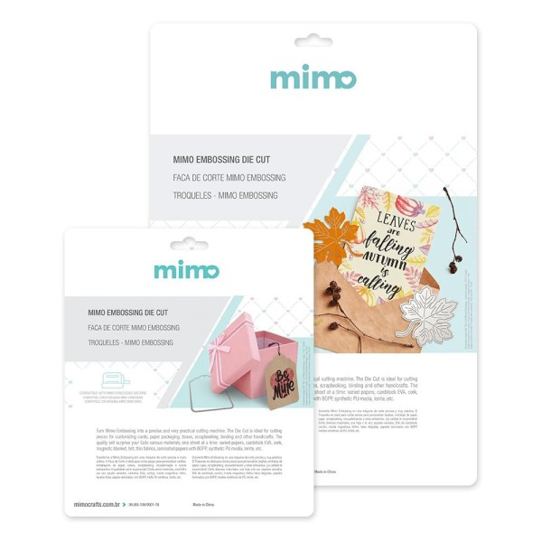 Encontraproduto.com.br - Faca de Corte Mimo Embossing - Quadrados Arabesco - 12 Pç