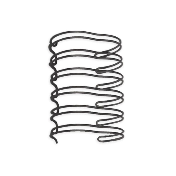 Encontraproduto.com.br - Wire-o para Encadernadora Mimo Binding  - Preto - 5/8 in - 20 Unids