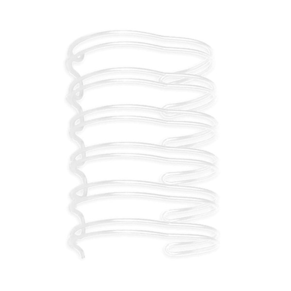 Encontraproduto.com.br - Wire-o para Encadernadora Mimo Binding  - Branco - 1 in - 18 Unids
