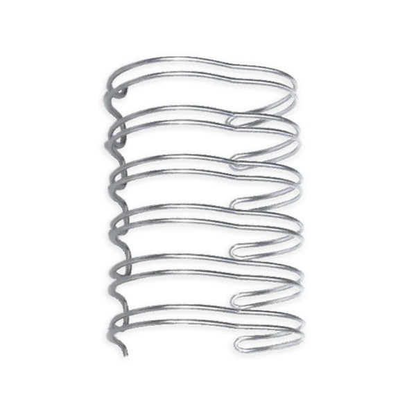 Encontraproduto.com.br - Wire-o para Encadernadora Mimo Binding  - Prata - 7/8 in - 18 Unids