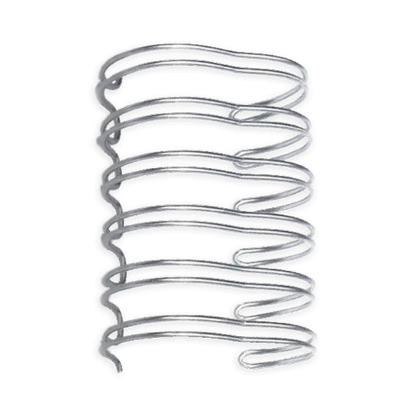 Encontraproduto.com.br - Wire-o para Encadernadora Mimo Binding  - Prata - 1 in - 18 Unids