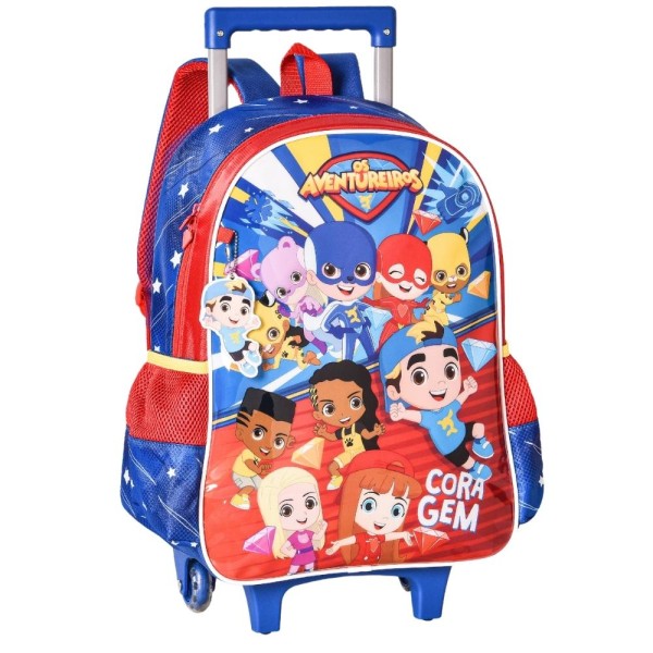 Encontraproduto.com.br - Mochila De Rodinhas Oficial Os Aventureiros Luccas Neto