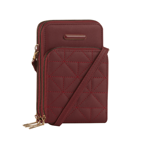 Bolsa Alice Palucci Transversal Shoulder Bag Vinho
