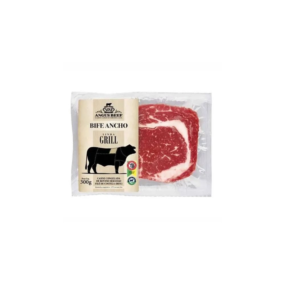 Carne bovina Bife Ancho Angus VPJ 300g
