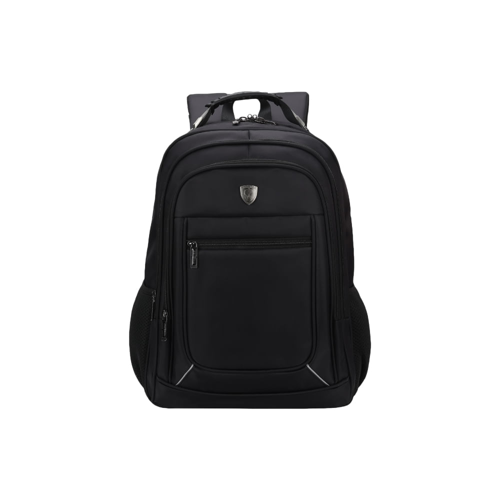 Mochila Spartan Com Cabo De Aço E Compartimento Para Notebook Isibrás Preta