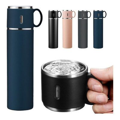 Garrafa C/ Termômetro 500ml em Aço Inox Golden Rio