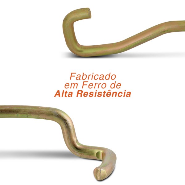 Encontraproduto.com.br - Vareta do Capô Logan 2007 a 2012 Haste Com 91cm para Segurar a Tampa Dianteira Ferro