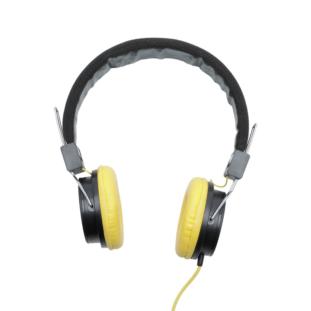 Fone de ouvido Batman preto e amarelo