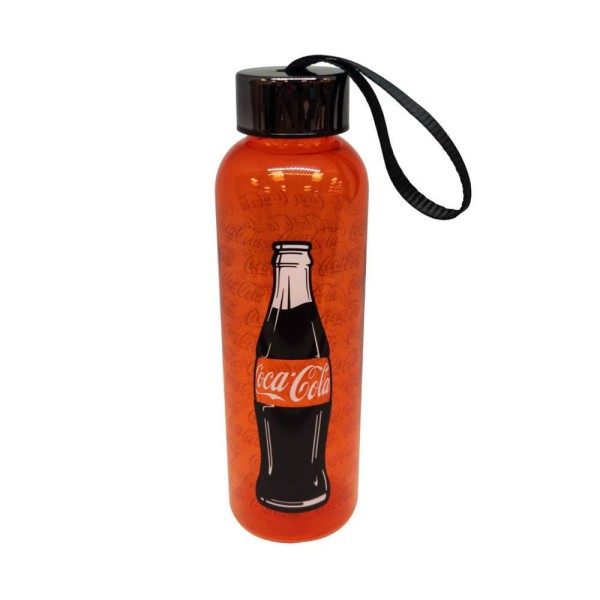 Encontraproduto.com.br - Garrafa Plástico Travel Lid Coca-Cola Contour Vermelho 6,5X6,5X31,5cm - 500ml