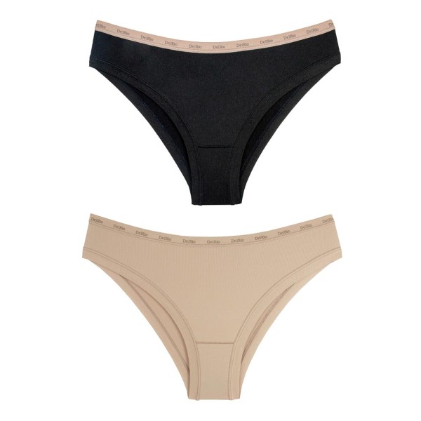 Encontraproduto.com.br - Kit Calcinha Delrio Duo Eco Sensitive Tamanho G 2 Pares