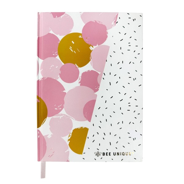 Encontraproduto.com.br - Caderno A5 Pallete Capa Dura 120 Folhas 80g/m Bee Unique Be-ca0004