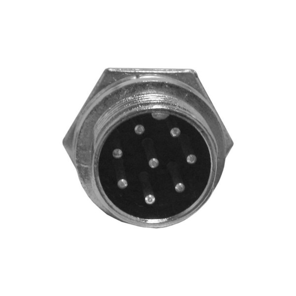 Encontraproduto.com.br - Kit Conector Mike Circular Macho 8 Vias 10 Peças