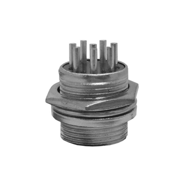 Encontraproduto.com.br - Kit Conector Mike Circular Macho 8 Vias 10 Peças