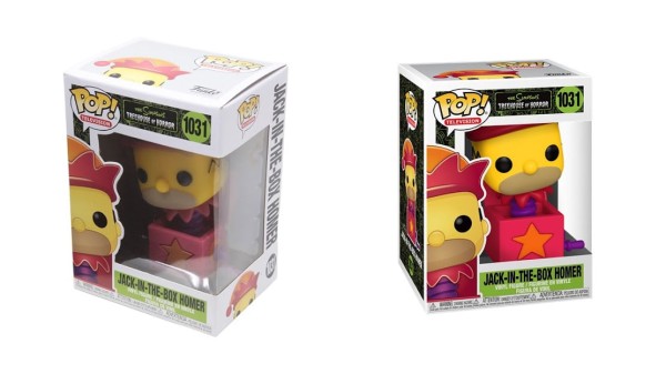 Encontraproduto.com.br - Boneco Funko Pop! Os Simpsons Jack-in-the-box Homer #1031