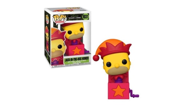Encontraproduto.com.br - Boneco Funko Pop! Os Simpsons Jack-in-the-box Homer #1031