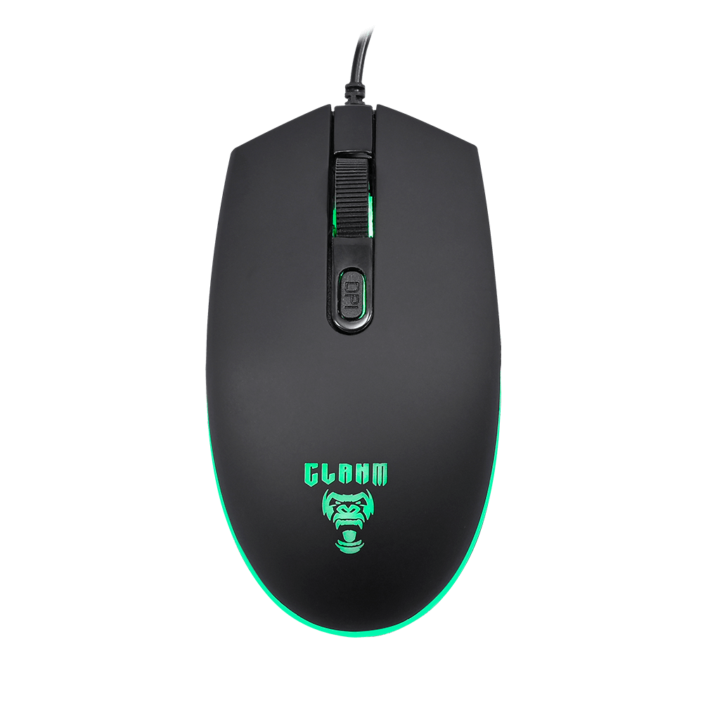Mouse Gamer Clanm Cl-mj003 Jungle Dpi 3600 Usb Led