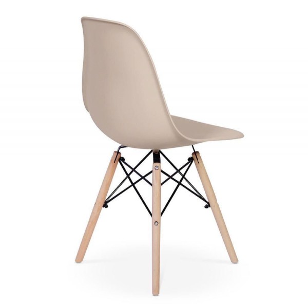 Encontraproduto.com.br - Conjunto Mesa de Jantar Laura 105cm Preta com 4 Cadeira