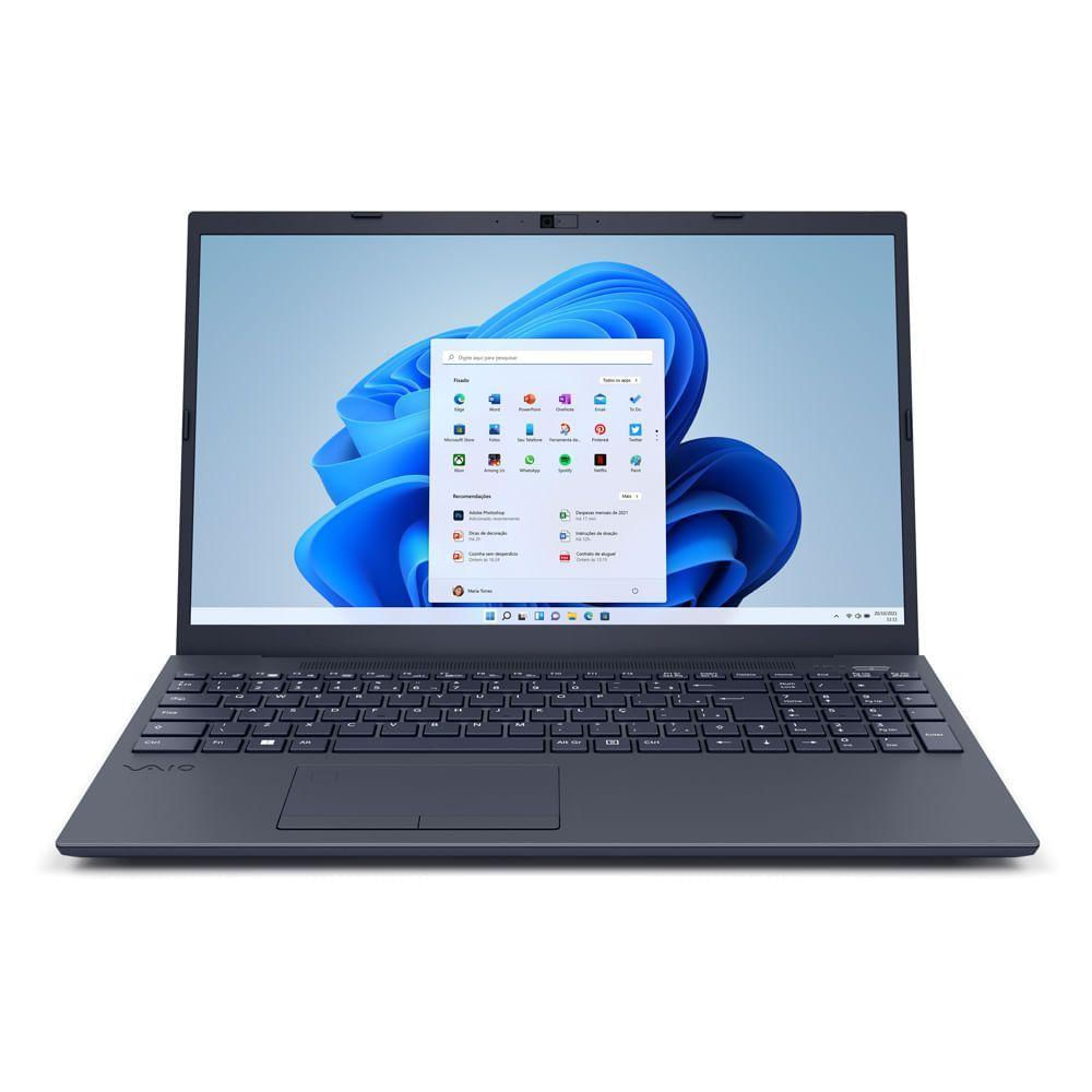 Encontraproduto.com.br - Notebook VAIO®FE15 AMD® Ryzen 7 Windows 11 Home 16GB 512GB SSD Full HD - Prata Titânio