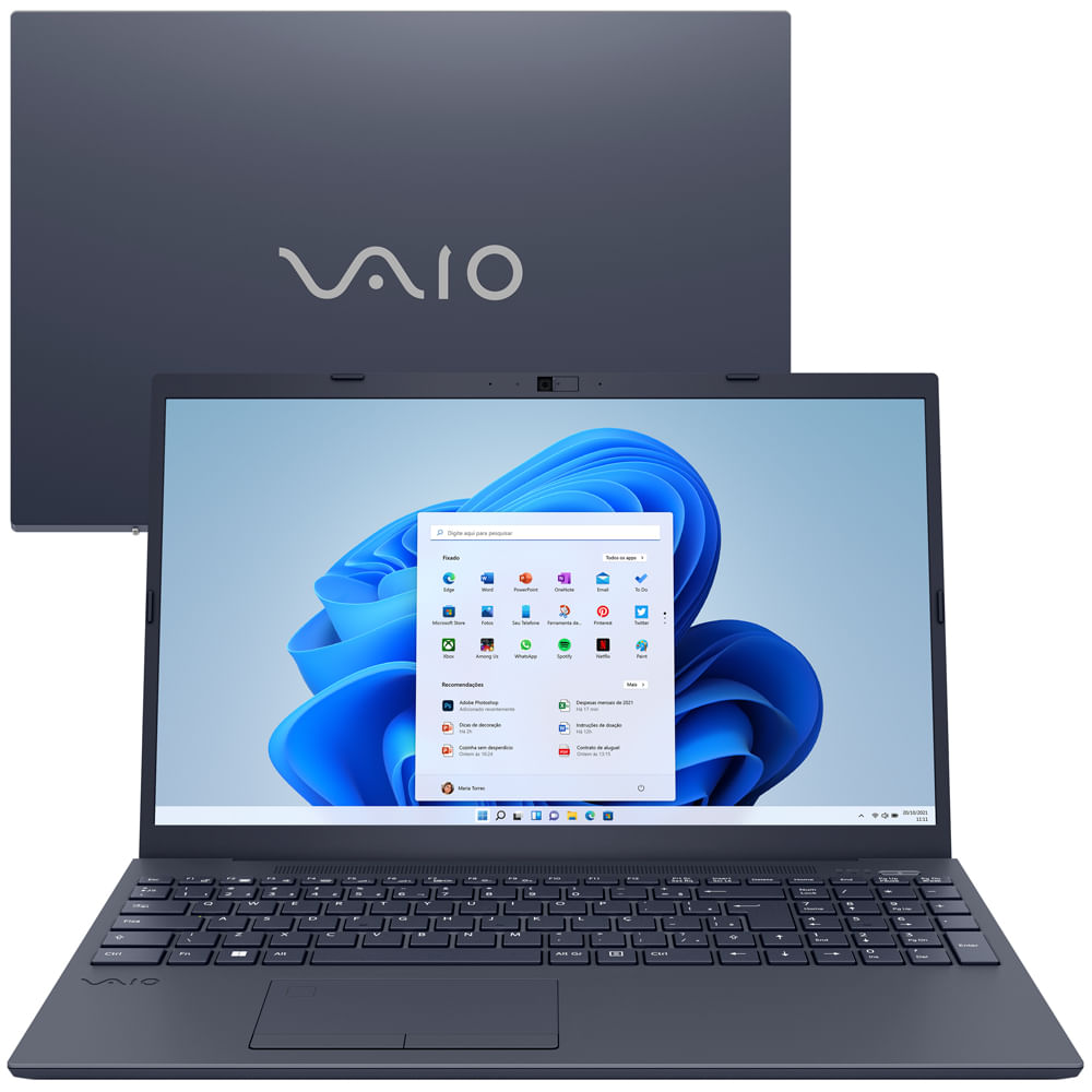 Encontraproduto.com.br - Notebook VAIO FE15 Core i5 11th 8GB 256GB 15 FHD W11