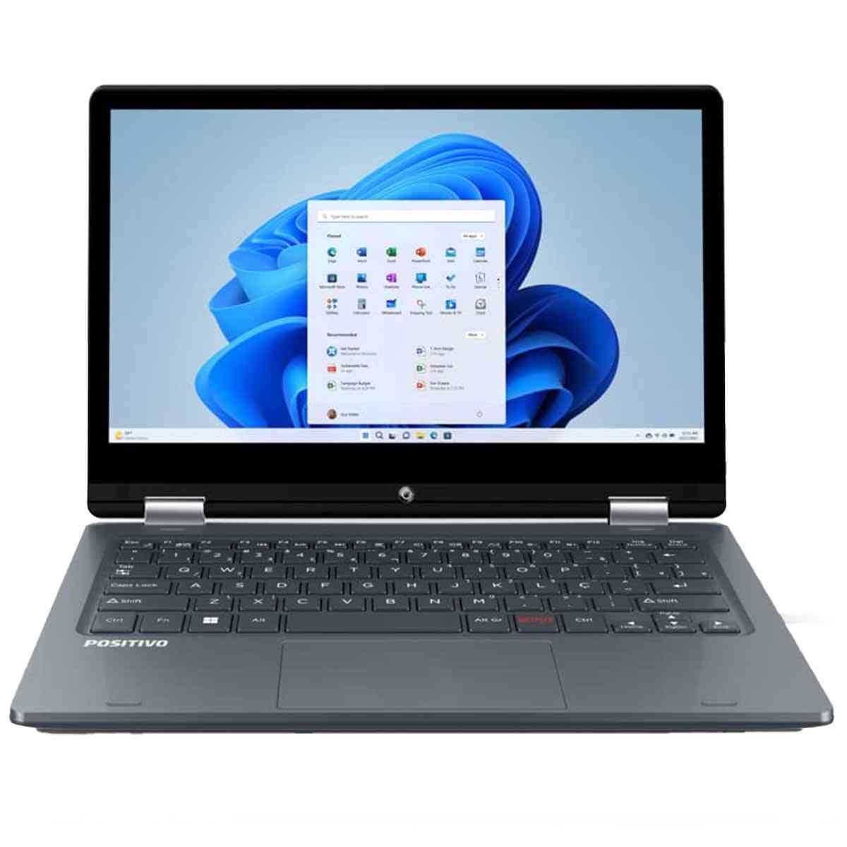 Encontraproduto.com.br - Notebook 2 em 1 Positivo Duo C4128B-3 Intel® Celeron® Windows 11 Home 11,6
