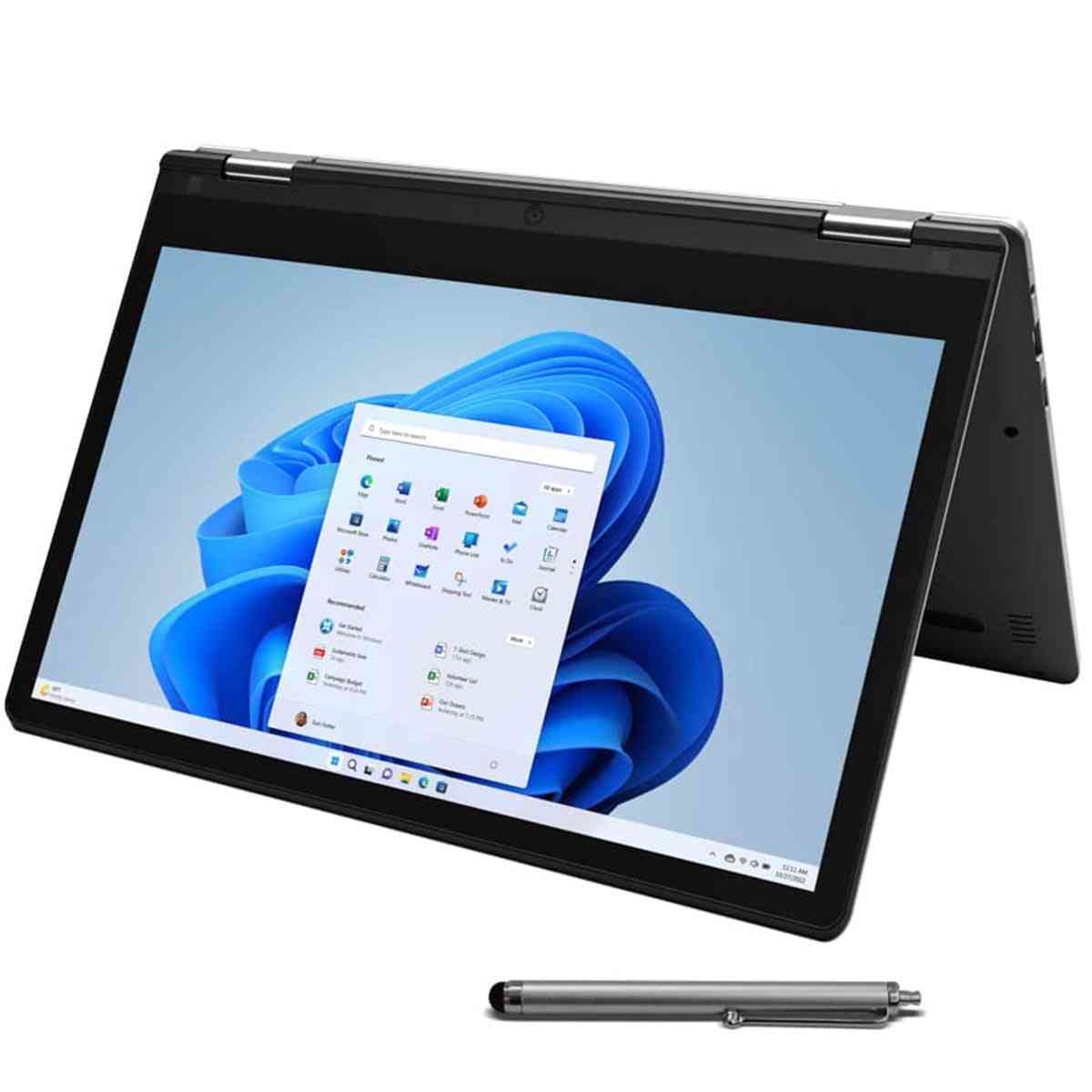 Encontraproduto.com.br - Notebook 2 em 1 Positivo Duo C4128B-3 Intel® Celeron® Windows 11 Home 11,6
