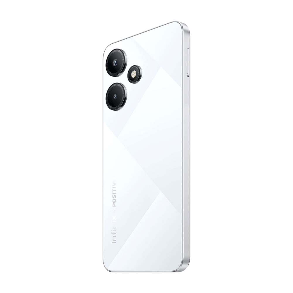 Encontraproduto.com.br - Smartphone Infinix Hot 30i, 4GB RAM, 128GB, Câmera Dupla 50MP, Tela 6,6” HD+, Dual Chip - Branco